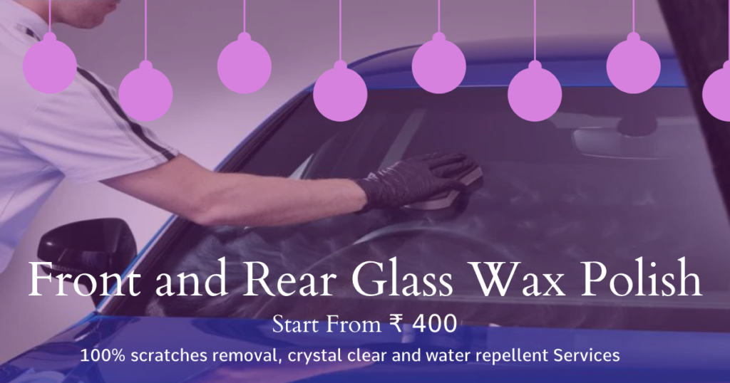 Car Front glass and rear glass polish